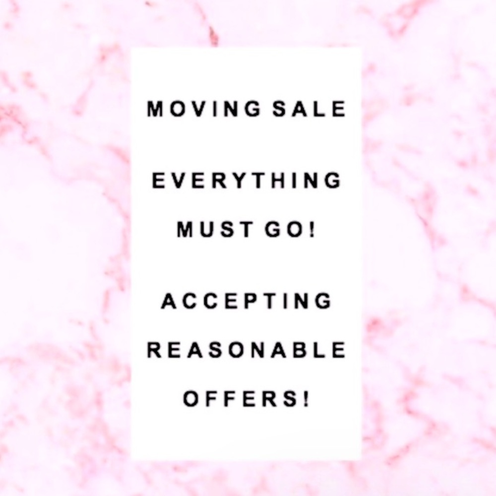MOVING SALE! Big discounts, accepting offers!